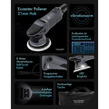chemicalworkz DA21 Pro Exzenter Poliermaschine