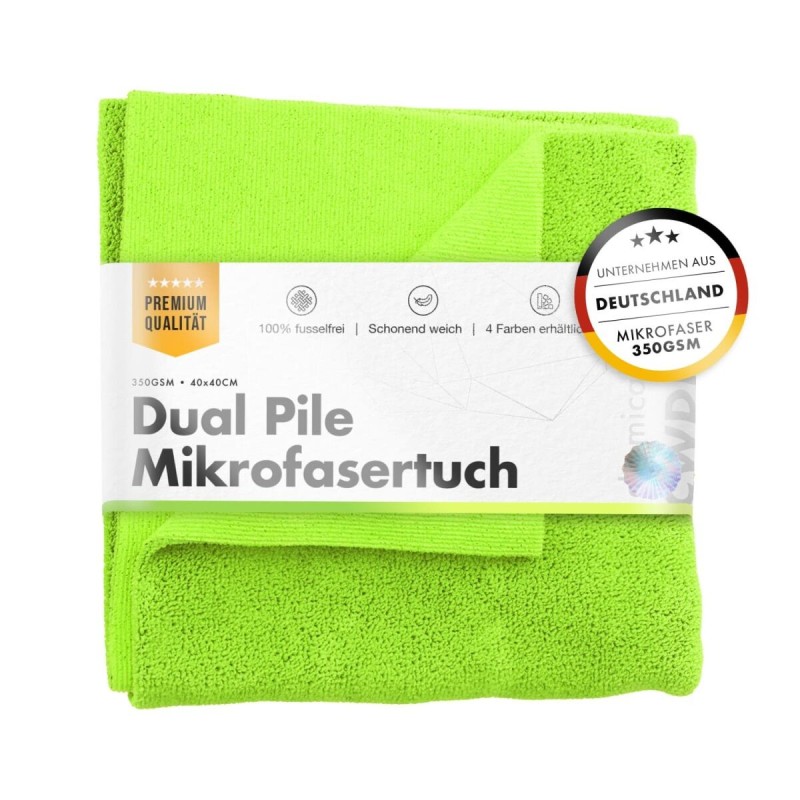 chemicalworkz Dual Pile Towel 350GSM Grün Allzwecktuch 40×40cm