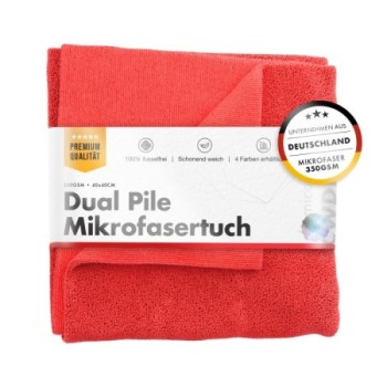 chemicalworkz Dual Pile Towel 350GSM Rot Allzwecktuch 40×40cm