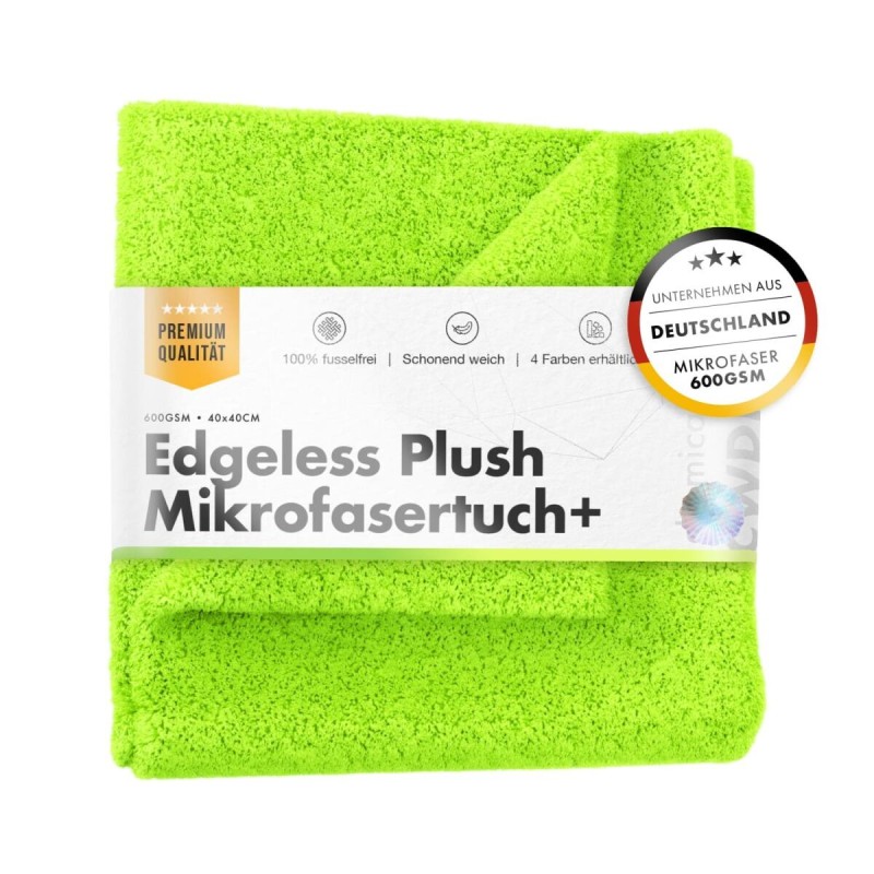 chemicalworkz Edgeless Plush Towel 600GSM Grün Poliertuch 40×40cm