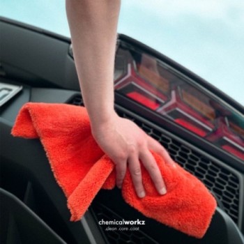 chemicalworkz Edgeless Soft Touch Premium Poliertücher "KNALLBUNT" 500GSM 40×40 5Stk.