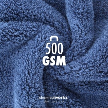 chemicalworkz Edgeless Soft Touch Towel 500GSM Dunkelblau Poliertuch 40×40cm