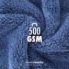 chemicalworkz Edgeless Soft Touch Towel 500GSM Dunkelblau Poliertuch 40×40cm