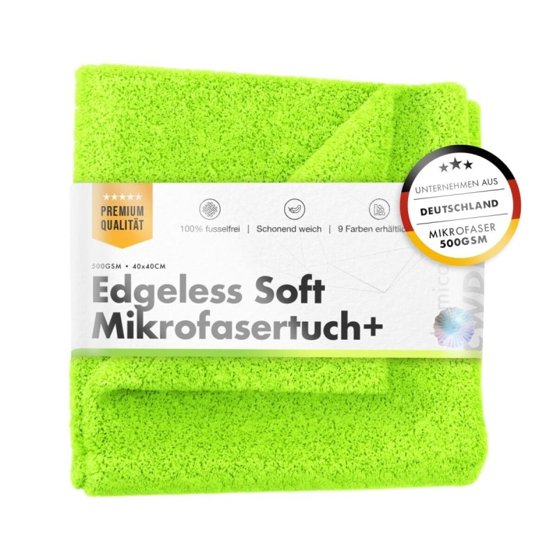 chemicalworkz Edgeless Soft Touch Towel 500GSM Grün Poliertuch 40×40cm