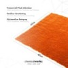 chemicalworkz Edgeless Soft Touch Towel 500GSM Orange Poliertuch 40×40cm
