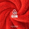chemicalworkz Edgeless Soft Touch Towel 500GSM Rot Poliertuch 40×40cm
