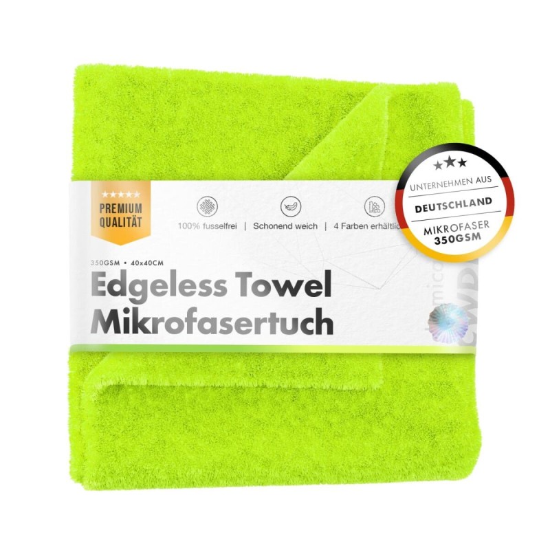 chemicalworkz Edgeless Towel 350GSM Grün Poliertuch 40×40cm