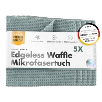 chemicalworkz Edgeless Waffle Towel 400GSM Glastuch 40x40cm 5Stk.