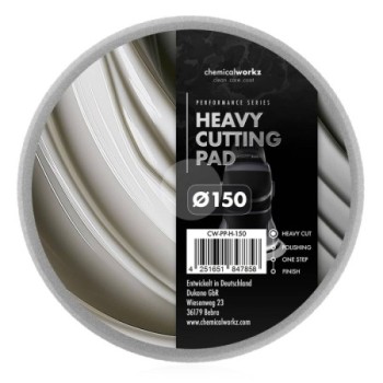 chemicalworkz Heavy Cutting Performance Pad 150mm grau
