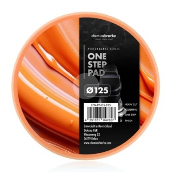 chemicalworkz One Step Performance Pad 125mm orange