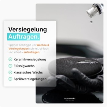 chemicalworkz Allrounder Hand Applicator Handapplikator Schwarz 4Stk.