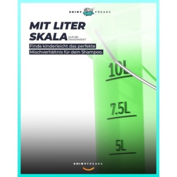 chemicalworkz Performance Buckets Wascheimer 3,5GAL Grün Transparent