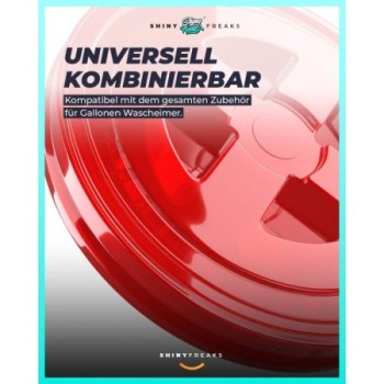 chemicalworkz Performance Buckets Wascheimer 3,5GAL Rot Transparent
