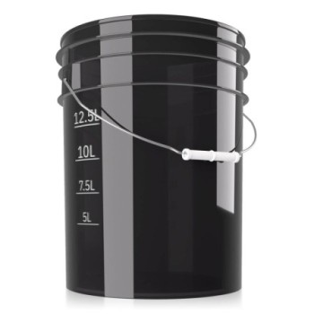 chemicalworkz Performance Buckets Wascheimer 5GAL Schwarz Transparent