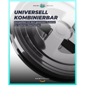 chemicalworkz Performance Buckets Wascheimer 5GAL Schwarz Transparent