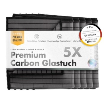 chemicalworkz Carbon Fiber Glass Towel 360GSM Glastuch 40×40cm 5Stk.