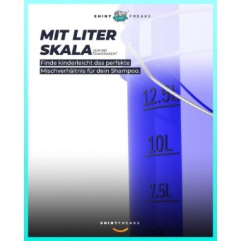 chemicalworkz Performance Buckets Wascheimer mit Deckel clear blue 5GAL