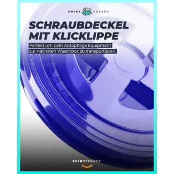 chemicalworkz Performance Buckets Wascheimer mit Deckel clear blue 5GAL