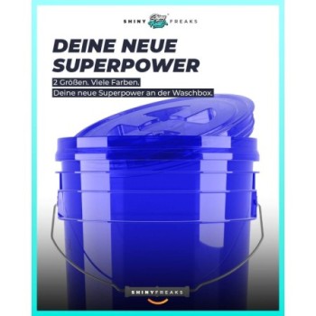 chemicalworkz Performance Buckets Wascheimer mit Deckel clear blue 5GAL