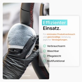 chemicalworkz Round Microfiber Applicator mit Fingerhalterung