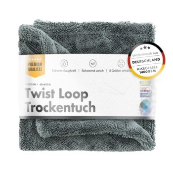 chemicalworkz Shark Twisted Loop Towel 1400GSM Grau Trockentuch 40×40cm