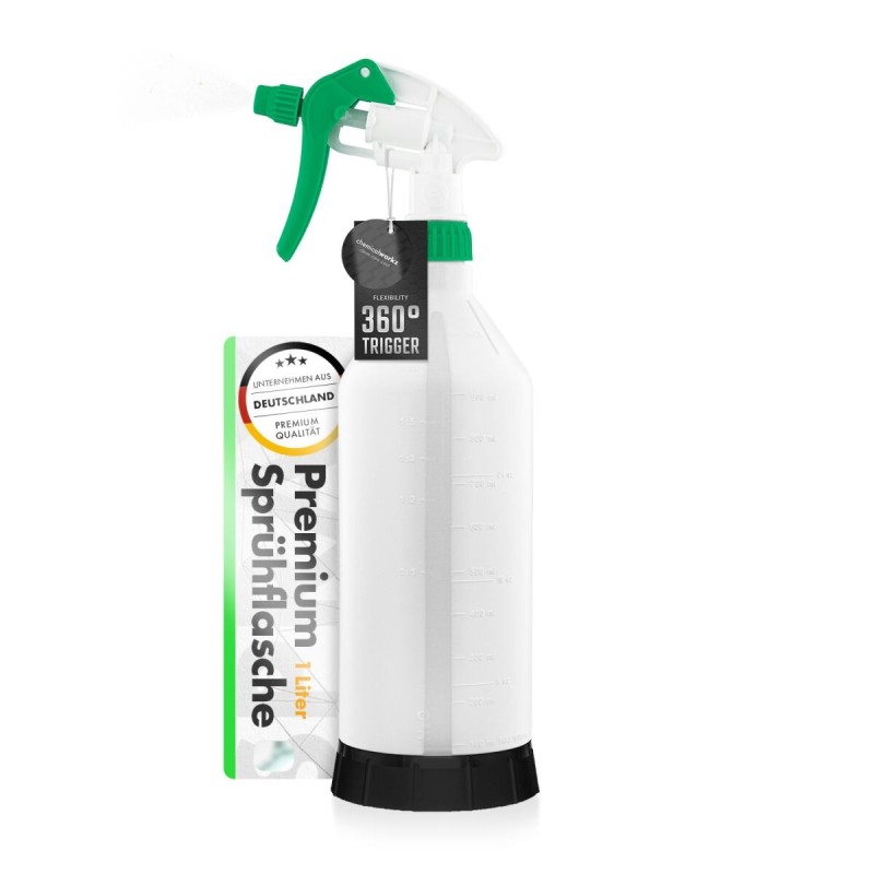 chemicalworkz Sprühflasche Grün mit 360° Canyon Trigger 1L