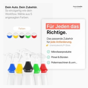 chemicalworkz Sprühflasche Rot mit Premium Trigger 750ml