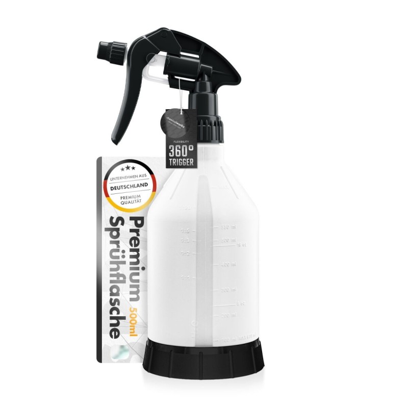 chemicalworkz Sprühflasche Schwarz mit 360° Canyon Trigger 500ml