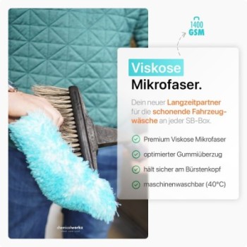 chemicalworkz Wash Brush Cover V2 1400GSM Türkis 17×25cm